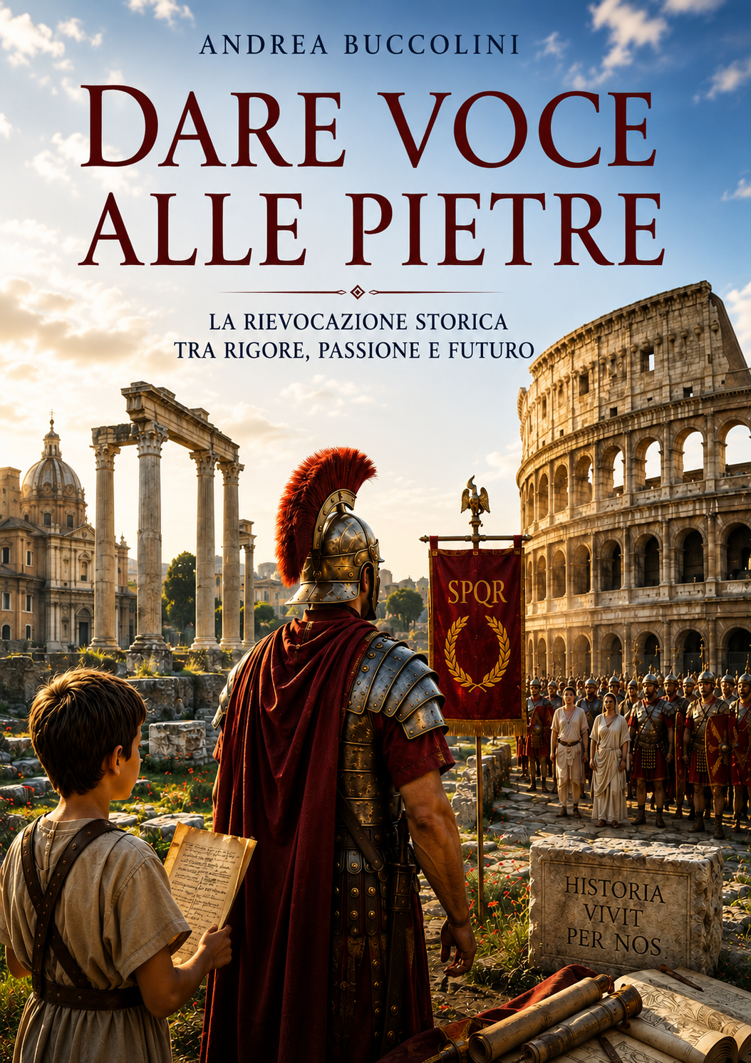 Copertina del libro Dare voce alle pietre di Andrea Buccolini